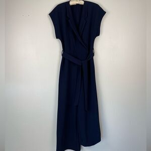 Solutions! Navy Blue Jump Suit Size M